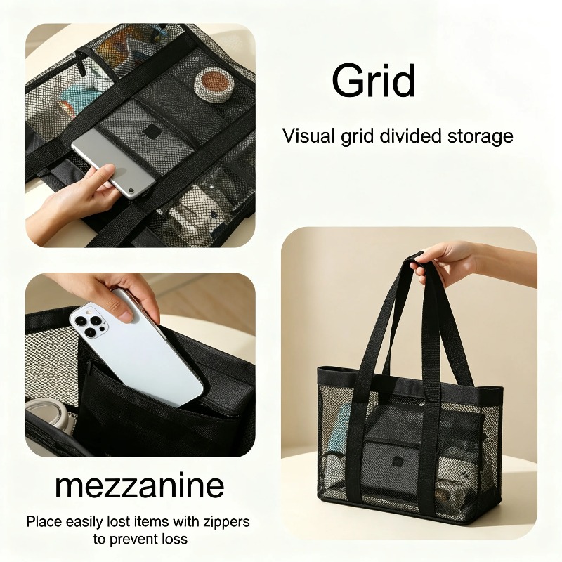 Beach Tote Bag Packaging Makeu - Travel Accessories Shops 评论和价格