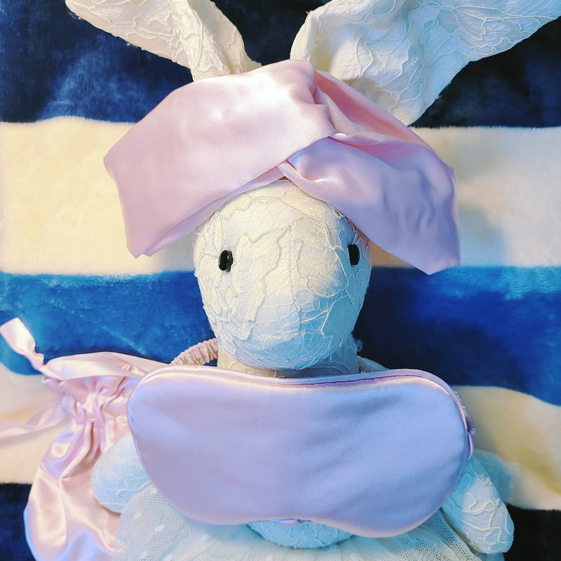 Eye Mask & Hair Accessory Set  - Travel Hair Accessories 评论和价格