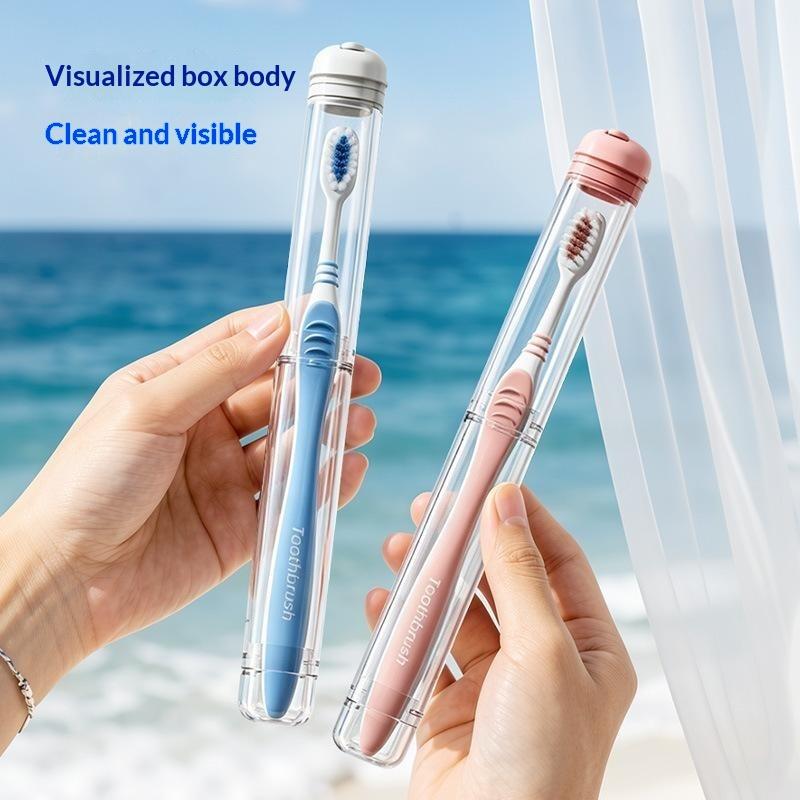 Portable Toothbrush Holder Box - Travel Accessories Kit 评论和价格