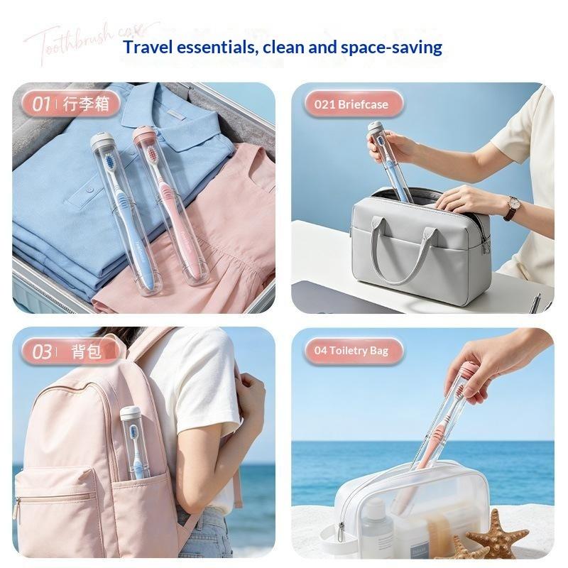 Portable Toothbrush Holder Box - Travel Accessories Kit 评论和价格