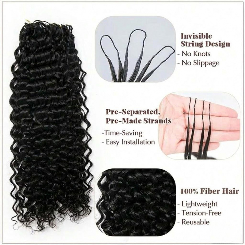 Water Wave Synthetic Feather C - Travel Hair Accessories 评论和价格