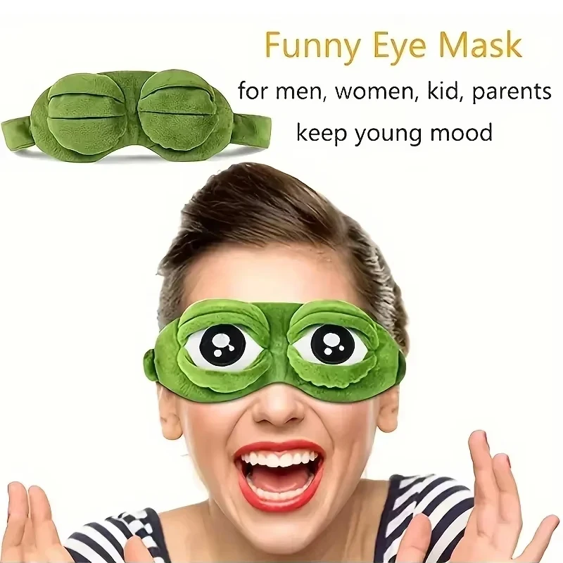 Frog Shaped Eye Mask Party Gam - Travel Hair Accessories 评论和价格